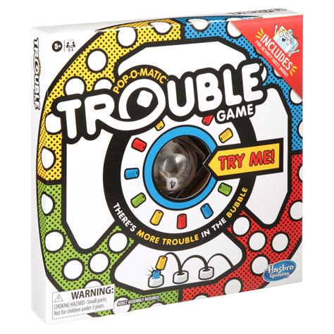 Printable Trouble Game